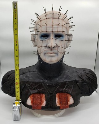 壊れ物ジャンク　ニュー・スタイル・パック PiNHEAD Hellraiser Custom-Made Life-Size Resin Pinhead Bust by Jason