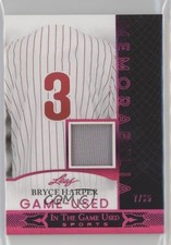 2024 Leaf ITG Used Sports Game Memorabilia Pink Holo 7/35 Bryce Harper 0u66