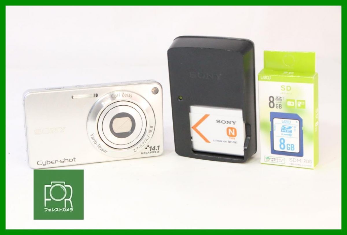 Sony Cyber-shot DSC-W350 14.1MP Digital Camera - Silver for sale
