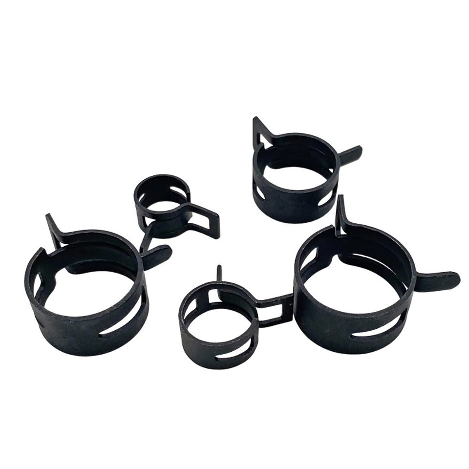 Spring Clips On A Column Radiator Self Clamping Spring Hose Clips Carbon Steel Clamps Sealing Radiator ...