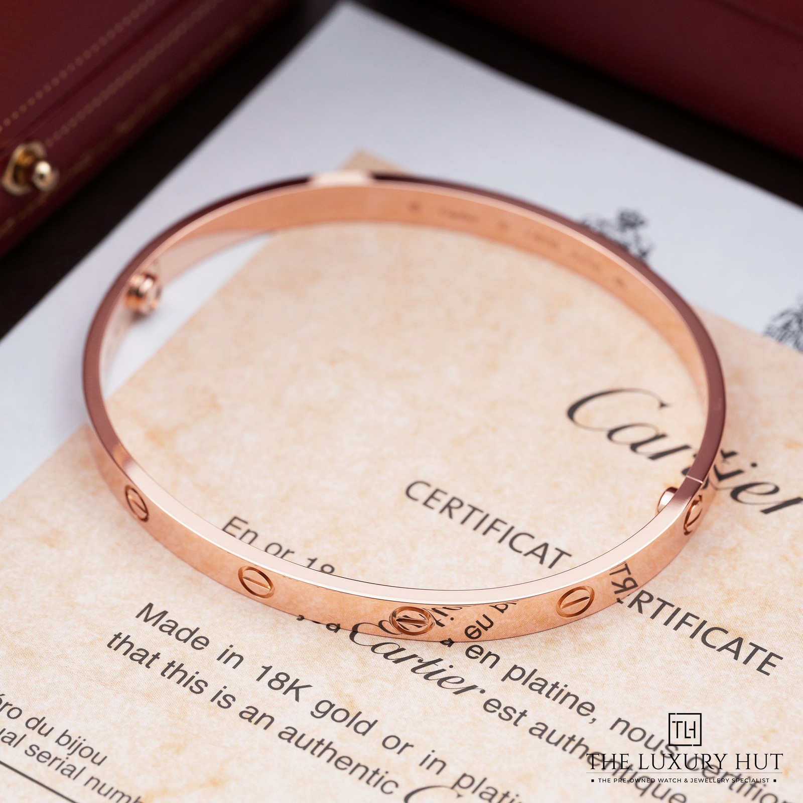 Cartier 18ct Rose Gold Love Bangle ‘Classic Model’ - Size 20 - Full Set - 2018