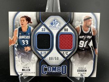 2009 SP Game Used Combo Materials /499 Drew Gooden Mike Miller #CM-MD NBA Card