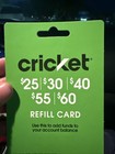 Crikect Wireless $25 Refill Card For Prepaid Service Fast Direct Refill