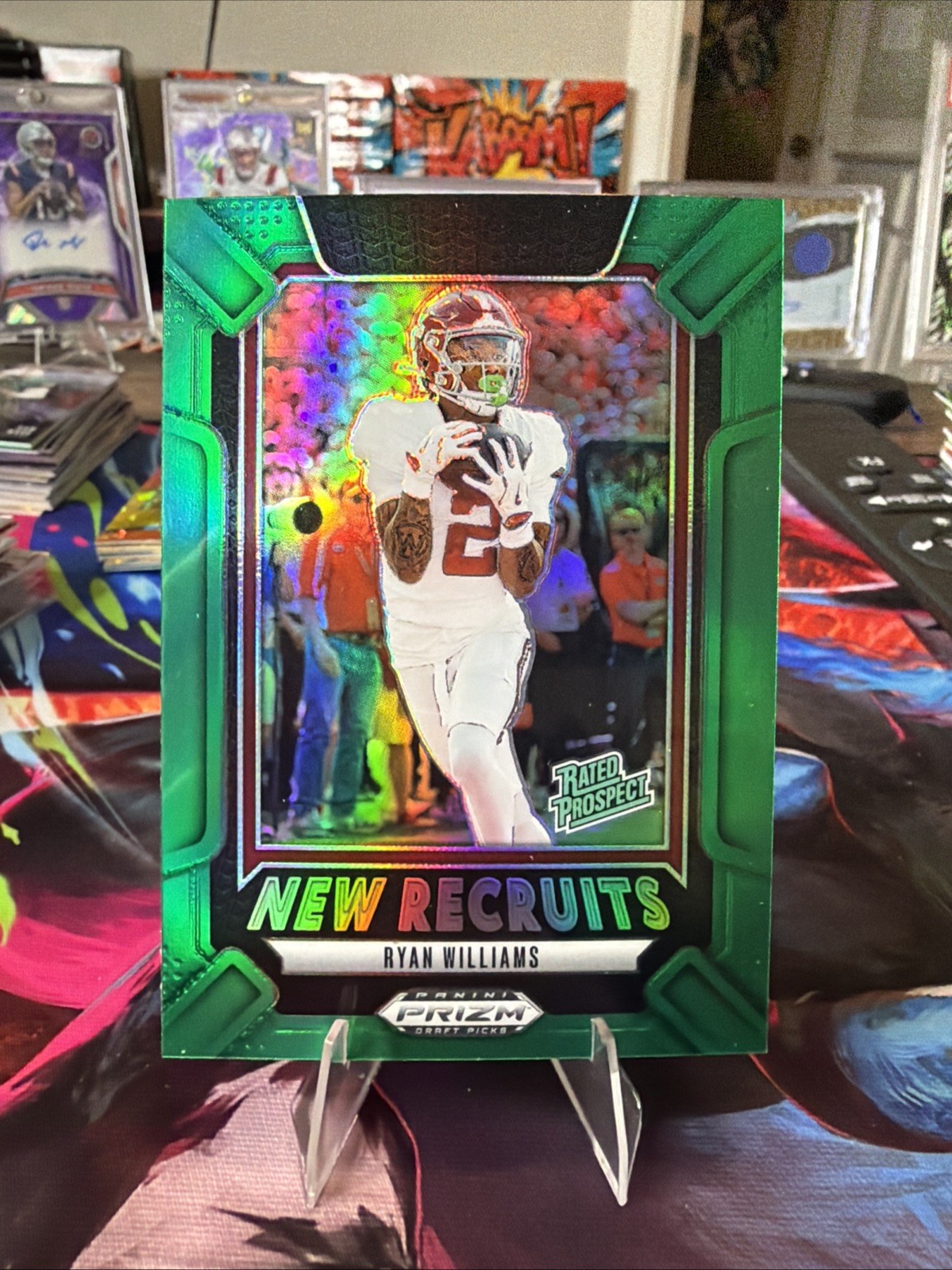 2025 Panini Prizm Draft Picks - Ryan Williams #151 Green Prizm (RC)