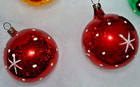 🌟 VINTAGE Czechoslovakia 2 1/2" ATOMIC STAR MICA GLASS CHRISTMAS ORNAMENTS — photo 5