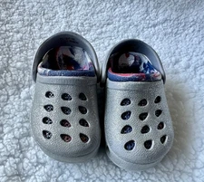 Capelli New York Girls Glitter Patriotic Clogs