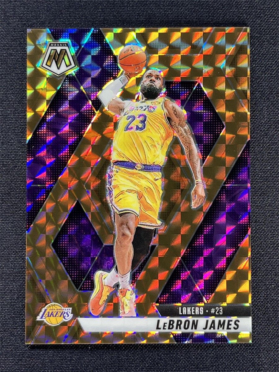 2024-25 Panini Mosaic LeBron James #180 Bronze Mosaic Prizm Lakers /75