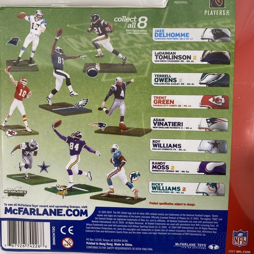 McFarlane SportsPicks -NFL Series 2 Complete Set Of 10 W/ Owens&Williams Variant - Picture 12 of 12