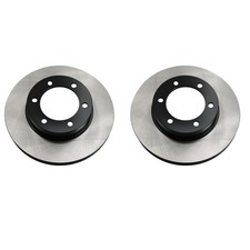 Advics Pair Set of Front Vented Disc Brake Ro...