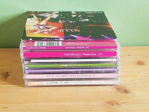 KYLIE MINOGUE CD Singles w/ Poster Calender + Abbey Sessions & Irresistible 2-CD - Picture 4 of 4