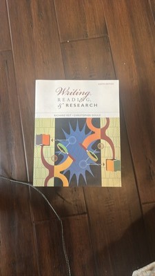 Writing Reading Research 8th Ed Richard Veit Christopher Gould Textbook