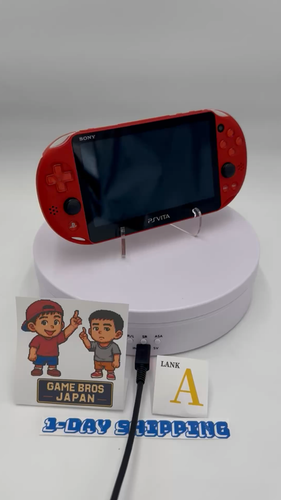 PS Vita PCH-2000 Metallic Red Console SONY PSV PlayStation LANK A 1-Day Shipping - Video 1 of 1