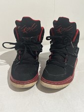 Nike Air Jordan Flight Hi Trainers UK Size 5.5 Black Red 845095-002