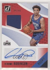 2018 Panini Donruss Rookie Material Signatures 48/99 Jerome Robinson Auto RC 0b0