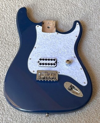 2004 Squier ''Tom Delonge Style'' HARD TAIL Stratocaster With Fender USA Wiring