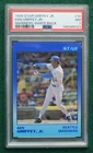 Ken Griffey Jr. rookie card graded PSA 7 Nr Mt  1989 Star Blue #10 White Back RC