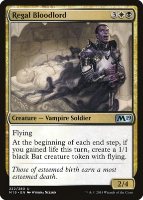 Regal Bloodlord [Core Set 2019] Near Mint