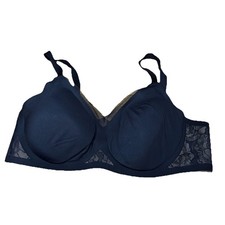 Honeylove CrossOver V-Neck Bra BRBR00045 Wireless Supportive Lift Size 40B