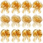 24PCS Gold Pull Bows, Large Christmas Pull Bows for Holiday Wedding Gift Box ...