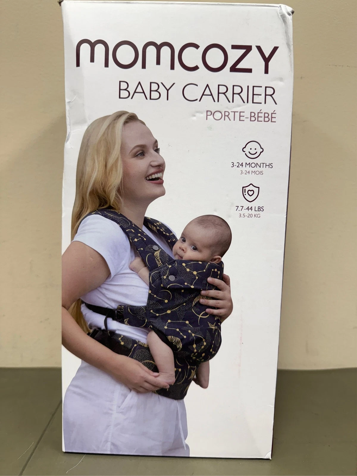 Momcozy Baby Carrier - Ergonomic, Cozy and Lightweight Carrier for 7-44lbs