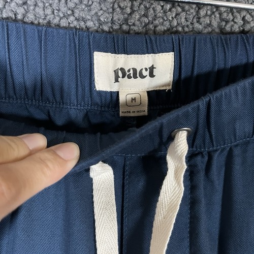 Pact Organic Cotton Casual Pants - Women's Size M - Blue - Picture 3 of 9