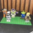 Lot of 5 LEGO Minifigures. Complete Buzz Alien (2) Star Wars and Legolas + More