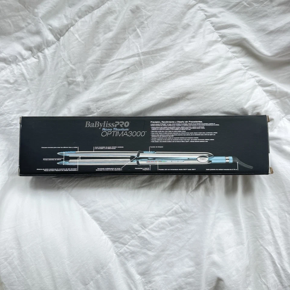Plancha de pelo BaByliss Pro Nano Titanium Optima 3000 nueva en caja Foto 4 de 4