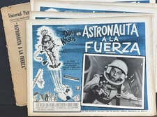 THE RELUCTANT ASTRONAUT DON KNOTTS LESLIE NIELSEN JOAN FREEMAN LOBBY CARD SET 67