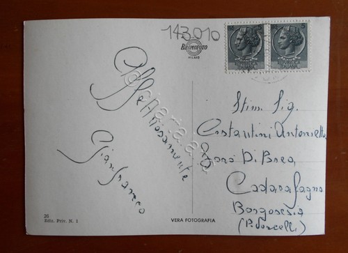 Cartolina Saluti da Noli (Liguria) - 1957 - Picture 2 of 2
