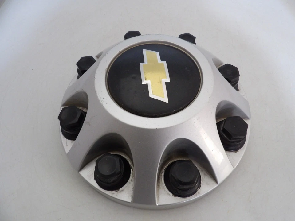 Chevrolet Silverado HD 2500 3500 2011 2012 2013 2014-2021 plateado OEM tapa central Foto 4 de 4