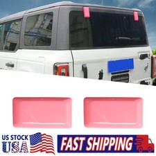 2PCS Pink Tail Rear Door Window Hinge Glass C...