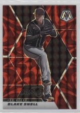 2021 Panini Mosaic Reactive Red Mosaic Prizm Blake Snell #37 0pm