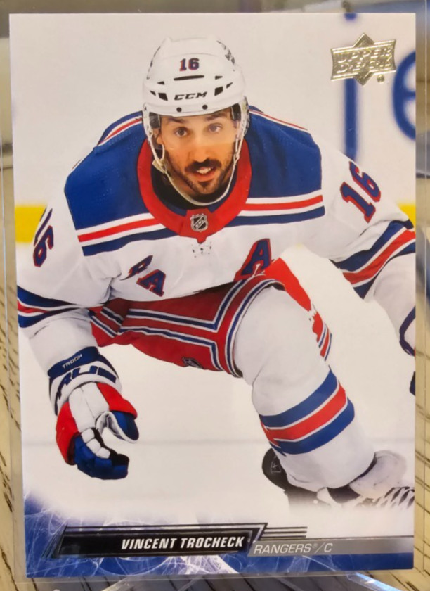 2022-23 Upper Deck Extended Vincent Trocheck #591 New York Rangers