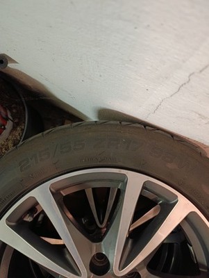 Felgen, Reifen, Toyota ,T-27 Avensis, III Generation, Original, 215/55 R17