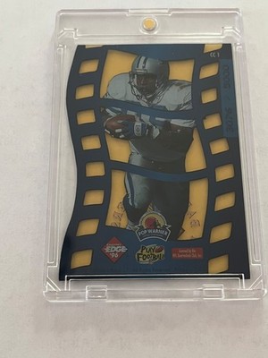 Barry Sanders 1996 Edge Advantage Die-Cut  card #CC1     3076/5000