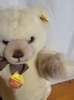 NEW Steiff Teddy Bear Petsy 0235/35 Knopf Im Ohr NWT Adjustable
