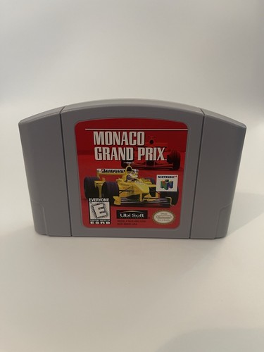 Monaco Grand Prix (Nintendo 64, 1999) N64 Authentic Cleaned Tested