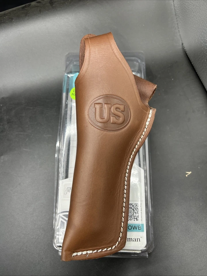 Bianchi Lawman 1L Holster Colt, Ruger Revolver, 4 5/8”, Leather, Left - Image 3 of 4