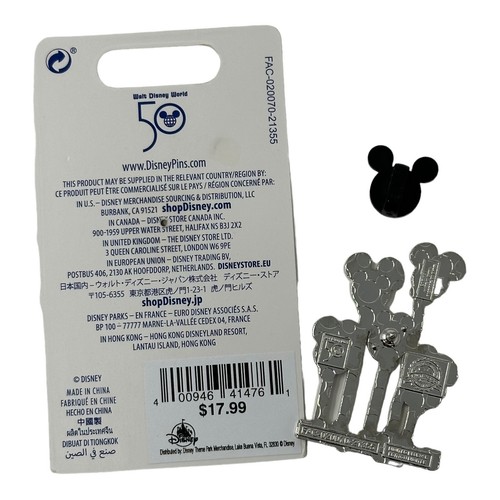Walt Disney World Pin 50° anniversario LR Topolino palloncini retrò 2022 - Foto 5 di 9