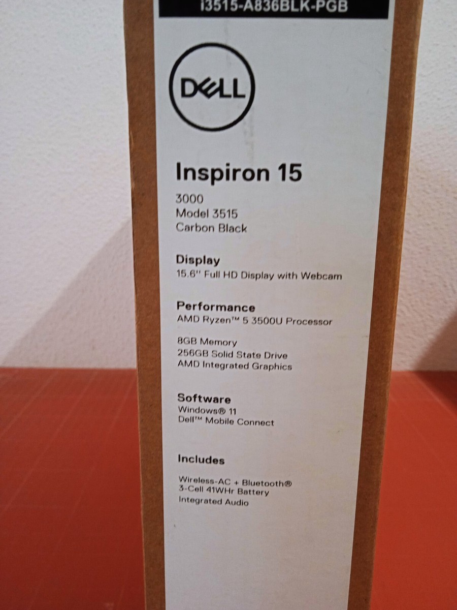 Dell inspiron 15 3515 Ryzen 5 3500U 8GB RAM 256GB SSD 15,6 Dell inspiron 15 3515 Ryzen 5 3500U 8GB RAM 256GB SSD 15,6