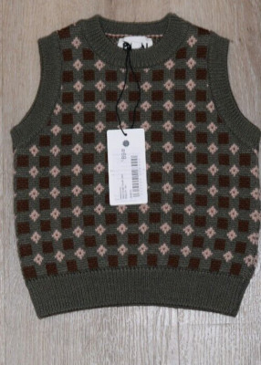 maquimalo マキマロ☆ Hand knit Uncle Vest maquimalo マキマロ☆ Hand knit Uncle Vest