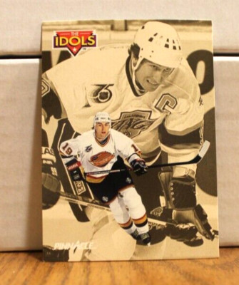 1992 Score Pinnacle The Idols Petr Nedved Wayne Gretzky Card #249