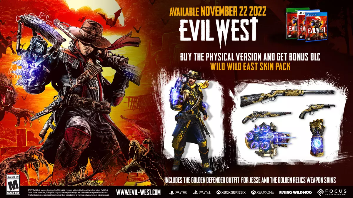 Evil West, game da Focus, chega em 2021 para consoles e PC; confira