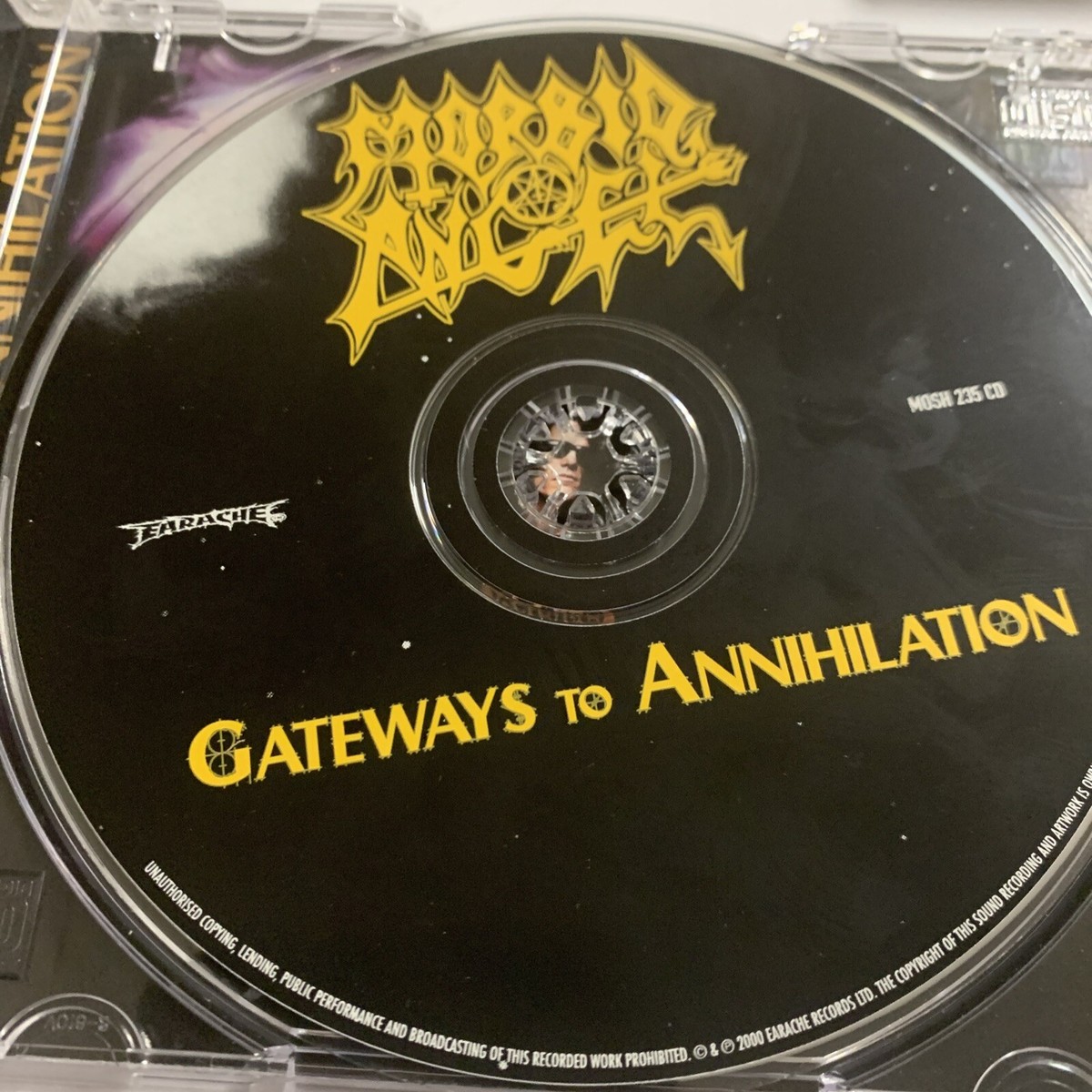 Morbid Angel - Gateways to Annihilation CD 2000 Earache MOSH