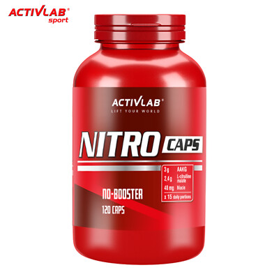 ACTIVLAB NITRO CAPS - 120 Capsules - Pre-Workout Regeneration Muscle Pump