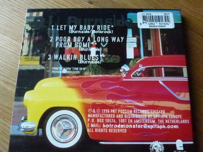 R.L. Burnside   Let My Baby Ride   5'' CD wie neu - 3 track - digi 1998