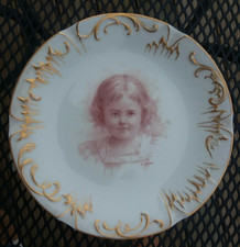 Deslinieres & Co.  Portrait Plate by Artist Emma Levenia Swan