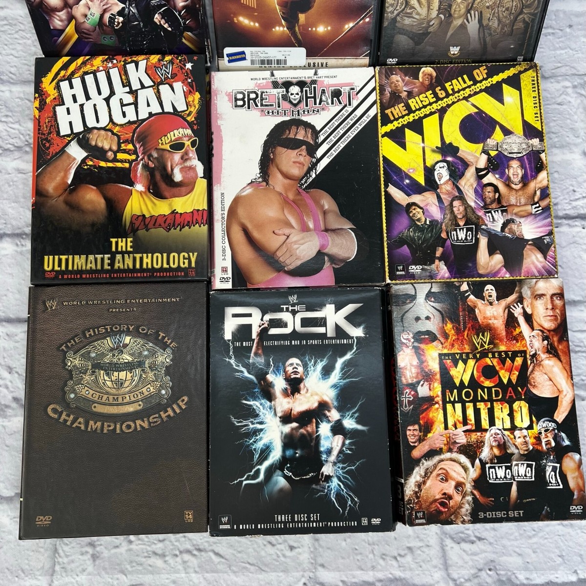 WWE DVD-BOX〈期間限定生産4枚組+TシャツHogan vs Rock〉 WrestleMania 18 Hollywood Hulk Hogan vs The Rock Picture T