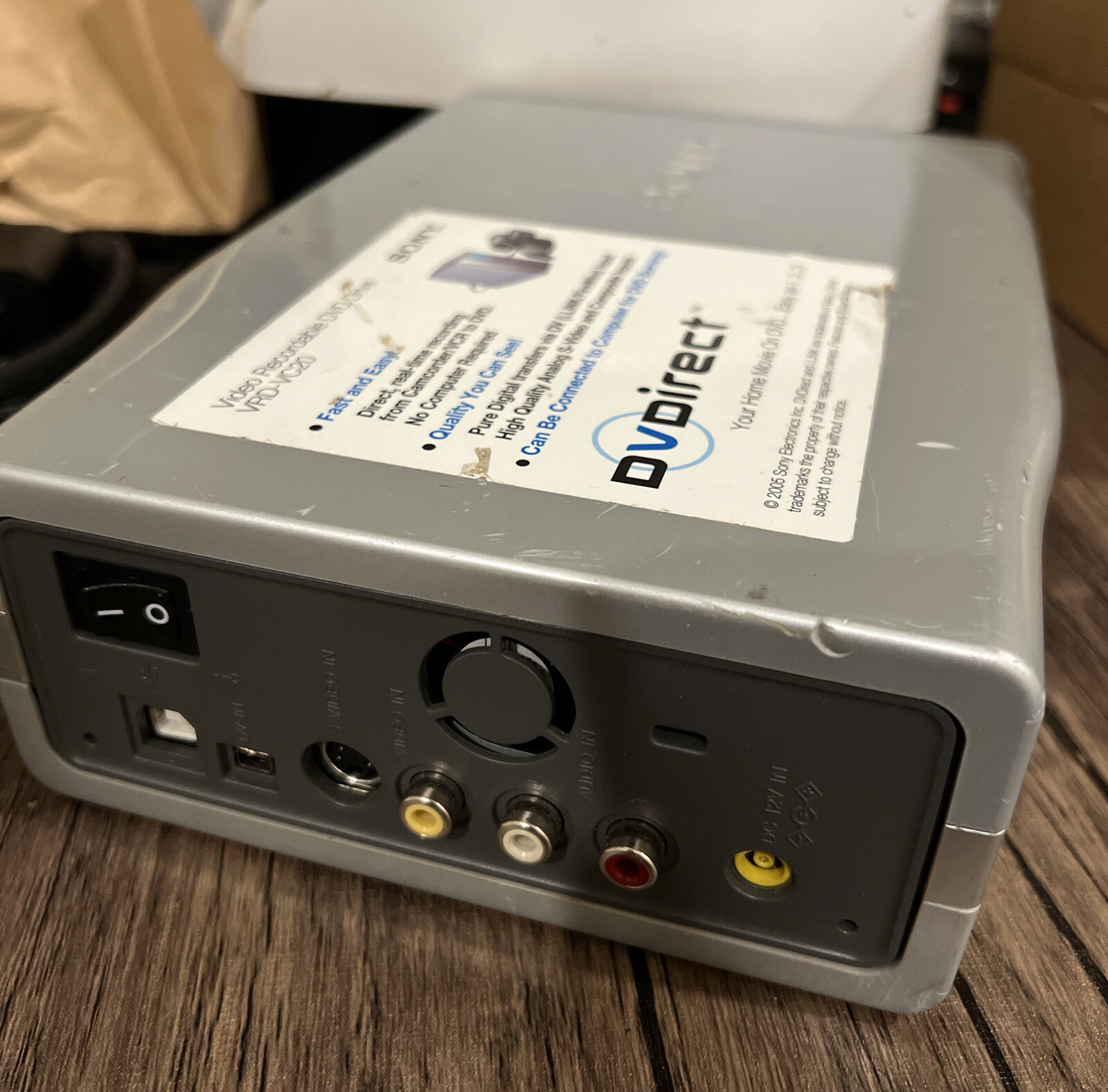 SONY VRDVC20 DVDirect VCR to DVD Converter Video Recordable DVD Drive Tested 27242675292 eBay