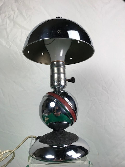 1930's ART DECO BOUDOIR LAMP - S.O.H. Mfg ROCHESTER N.Y.